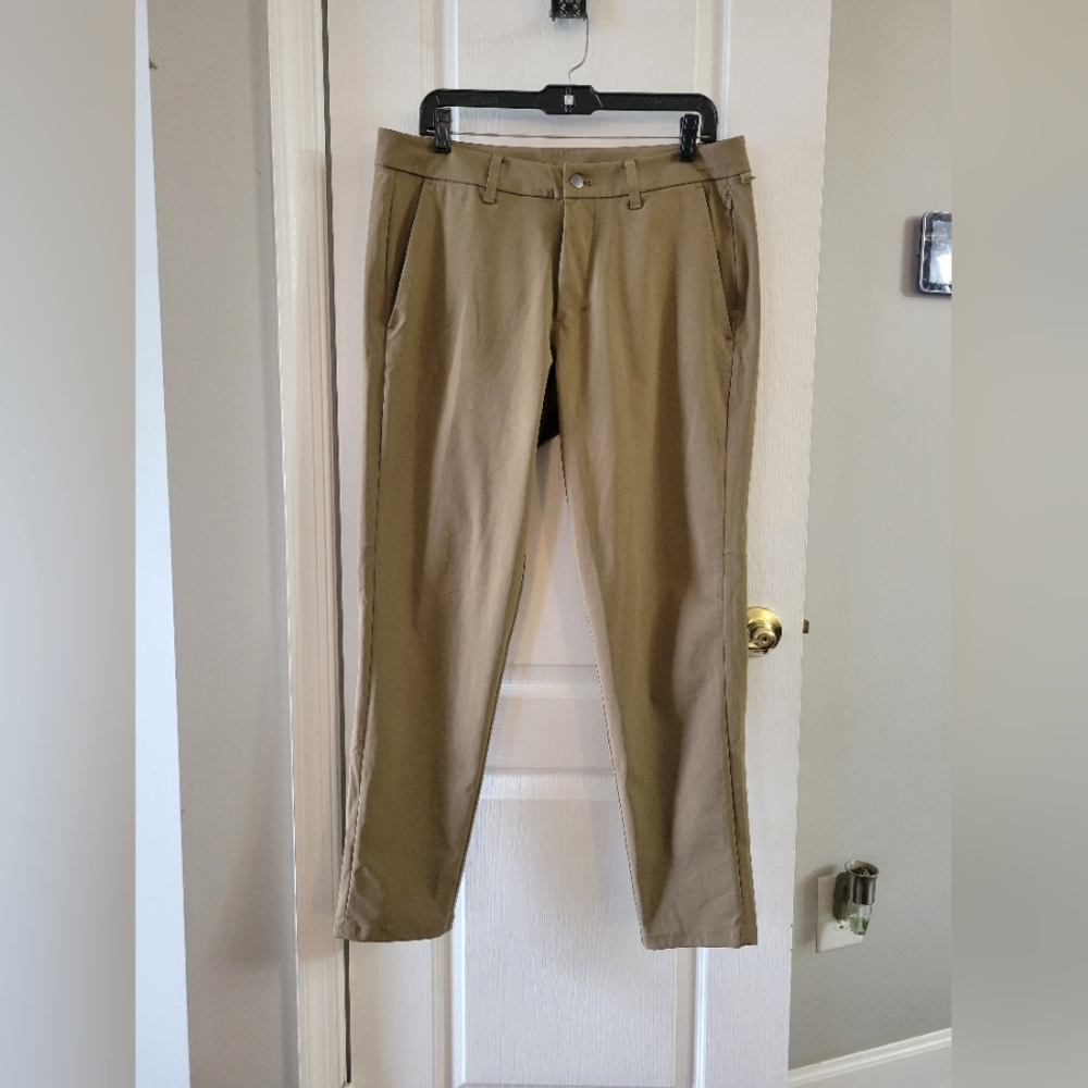 Lululemon Men's Commission Slim Fit Pants Warpstreme Artifact Size 34 Waist
